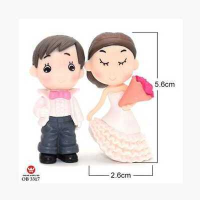 MINIATURE COUPLE DECORATION SET