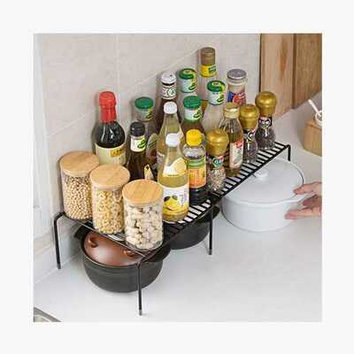ADJUSTABLE KITCHEN STORAGE RACK