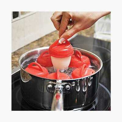 SILICONE EGG POACHER CUP