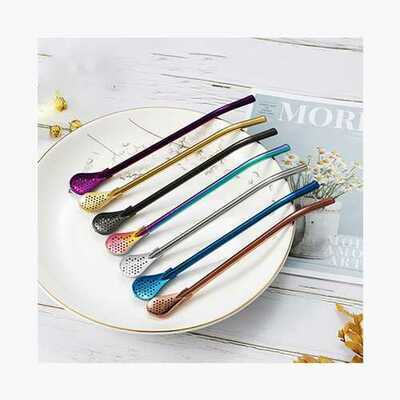 STAINLESS STEEL STRAW SPOON