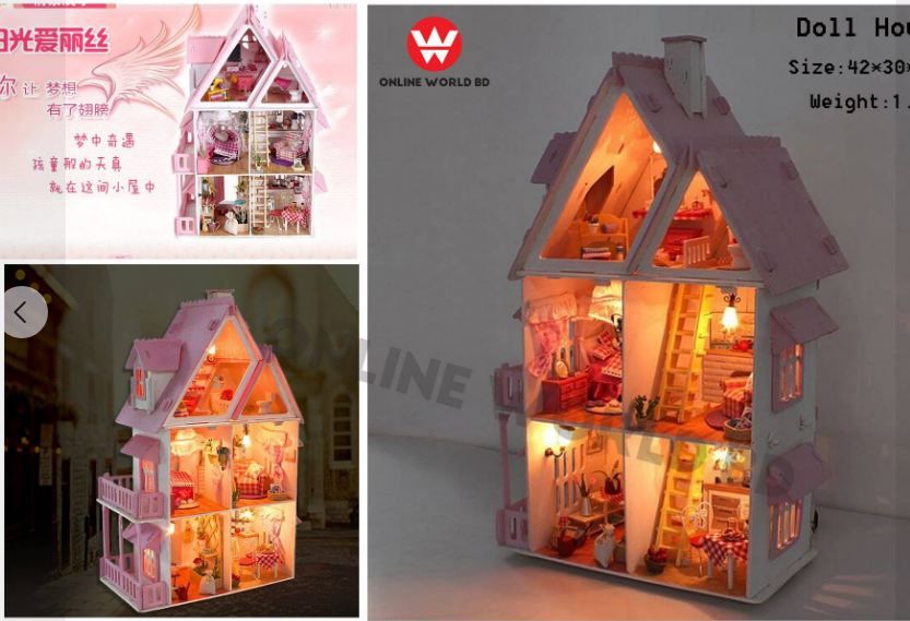 Wooden Miniatura Doll Houses