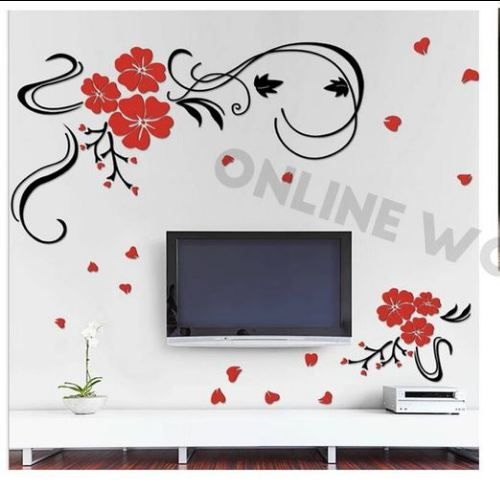 Crystal 3D Flower Vine