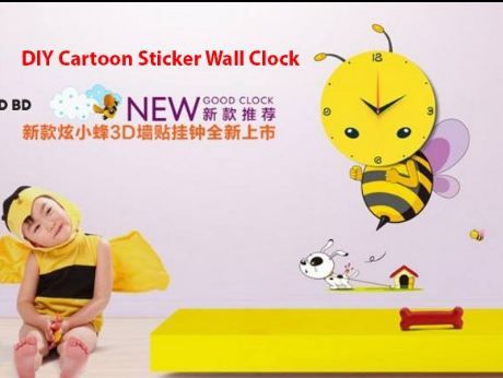 Wall Clock With Sticker