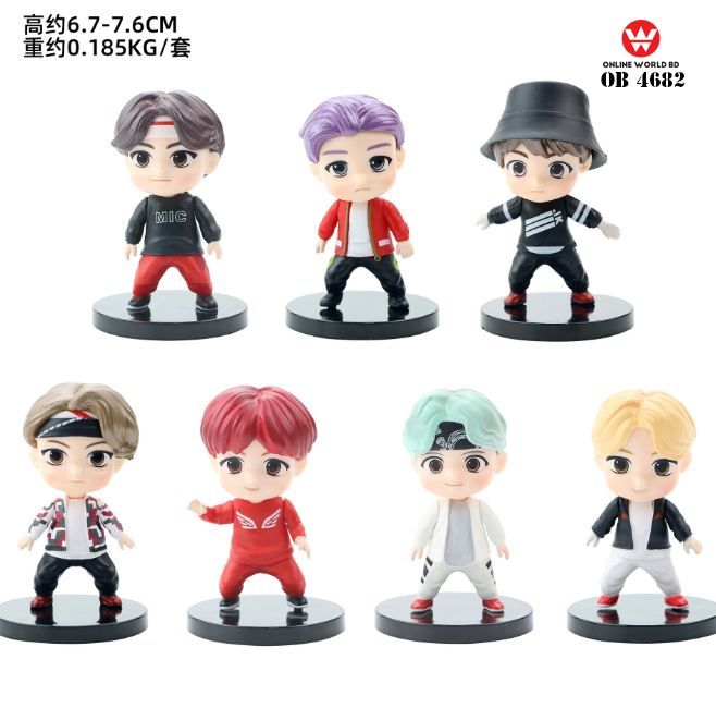 BTS Figurine Set