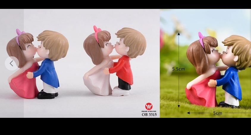 MINIATURE COUPLE DECORATION SET