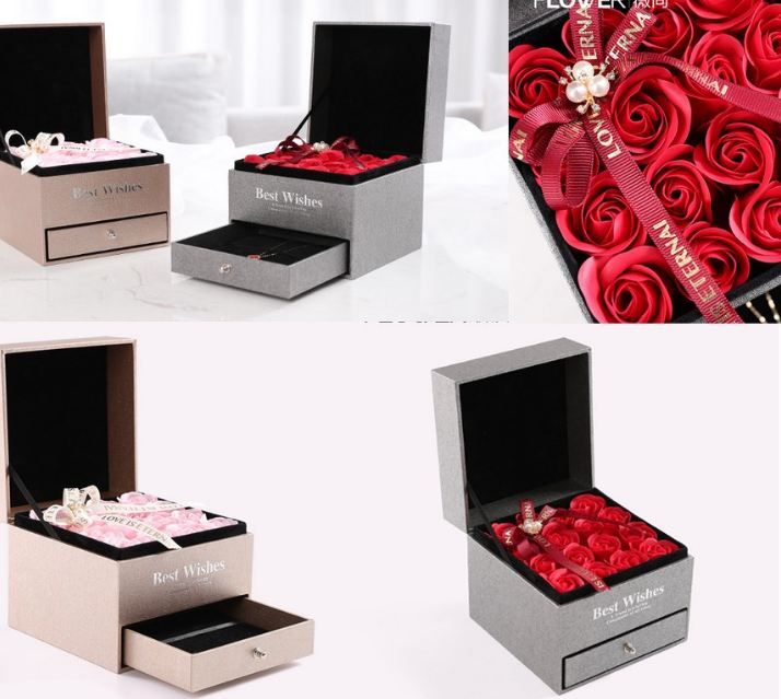 ROSE FLOWER GIFT BOX