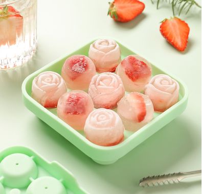 Rose Shaped Ice Cube Mold