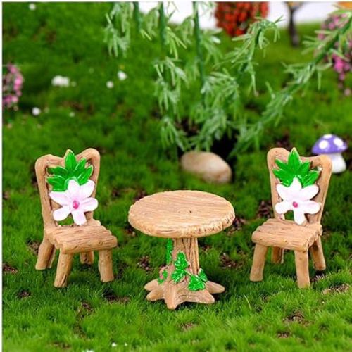 MINIATURE TABLE CHAIR SET