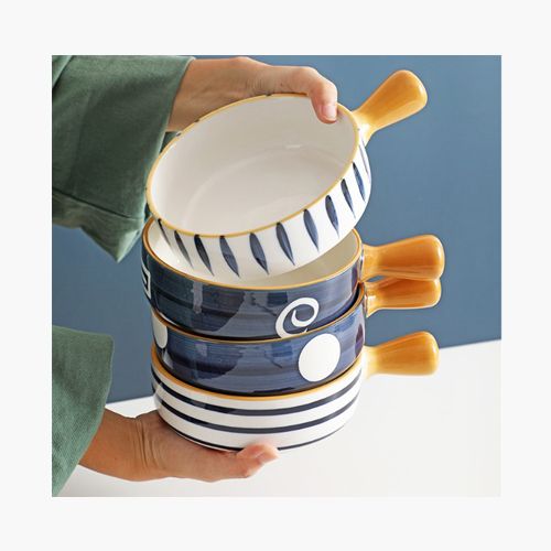 Ceramic Bowl with Handle
