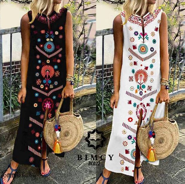 Vintage Long Maxi Dress