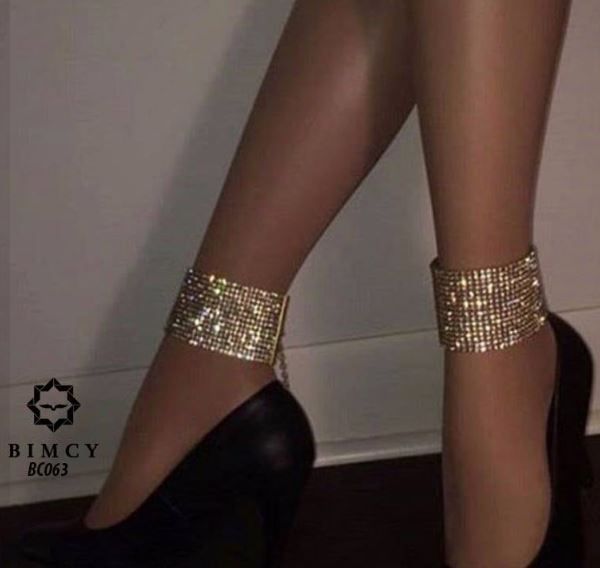 Shiny Rhinestone Anklet