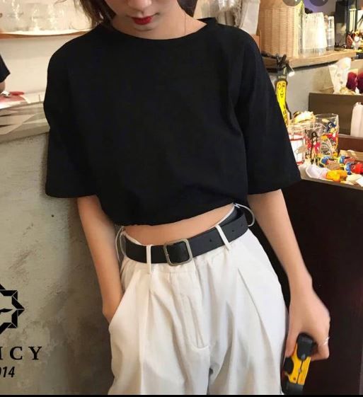 Cropped T shirt