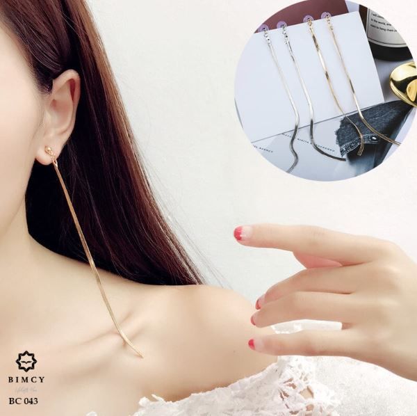 Korean Long Tassel Earring