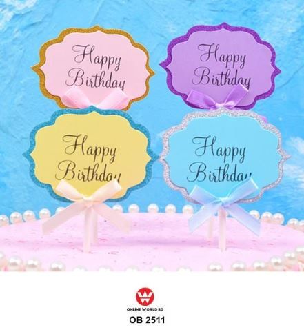 BIRTHDAY CAKE TOPPER