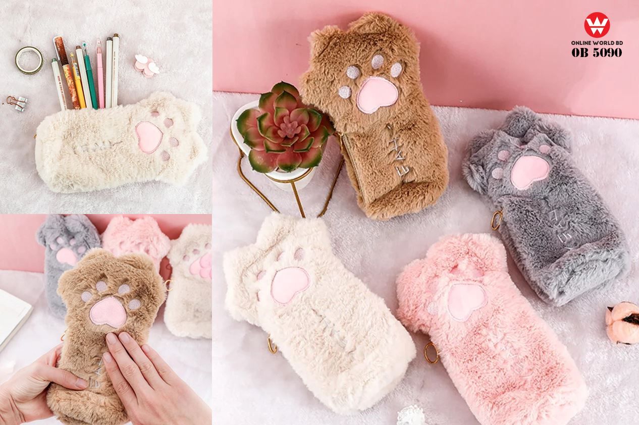 Cat Paw Pencil Case