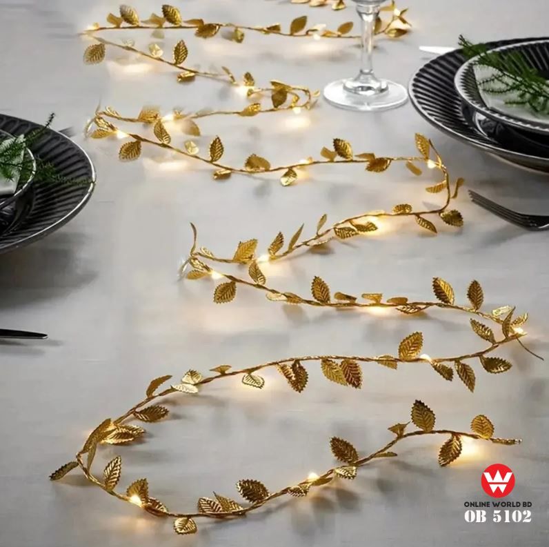 Golden Leaves Fairy Light