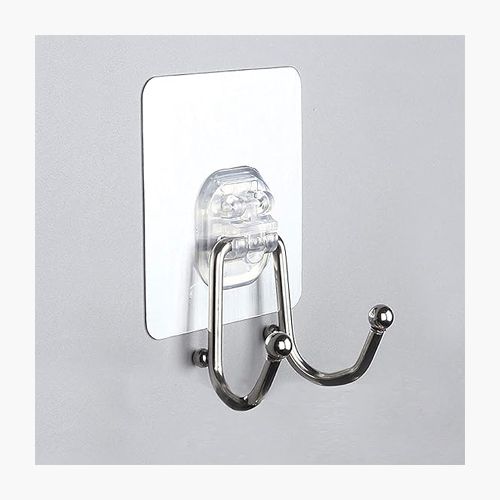 Adhesive Double Hooks