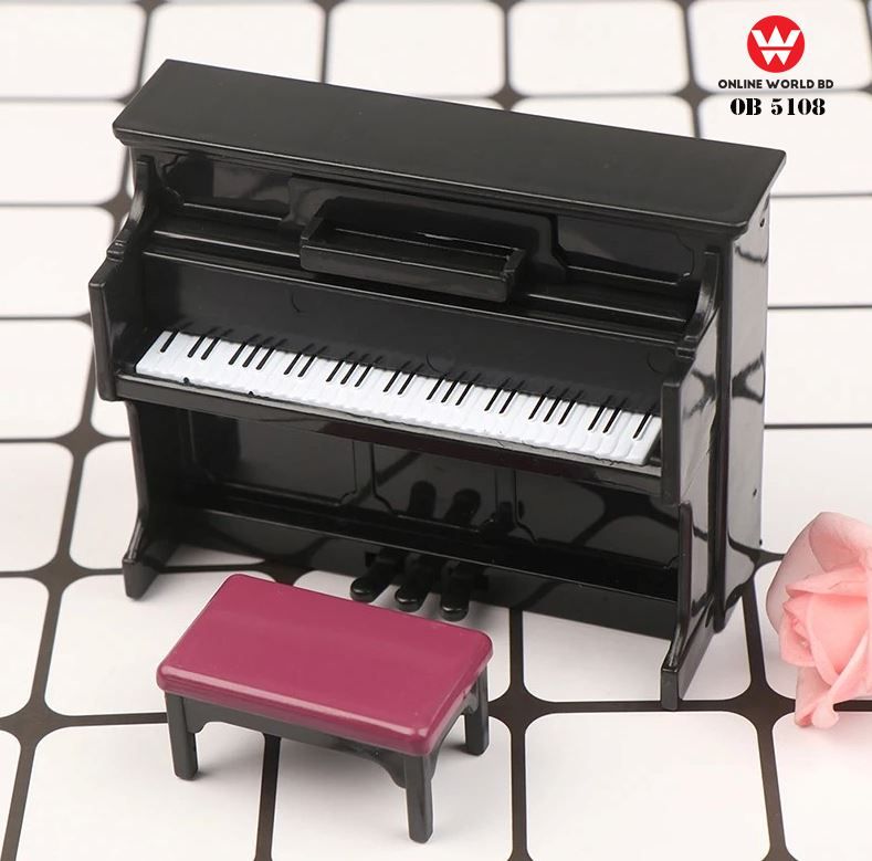 Miniature  Grand Piano with Stool