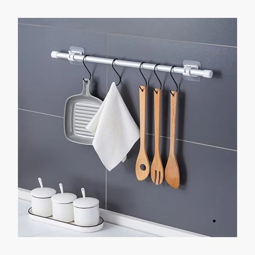Nail-Free Adjustable Rod Holder