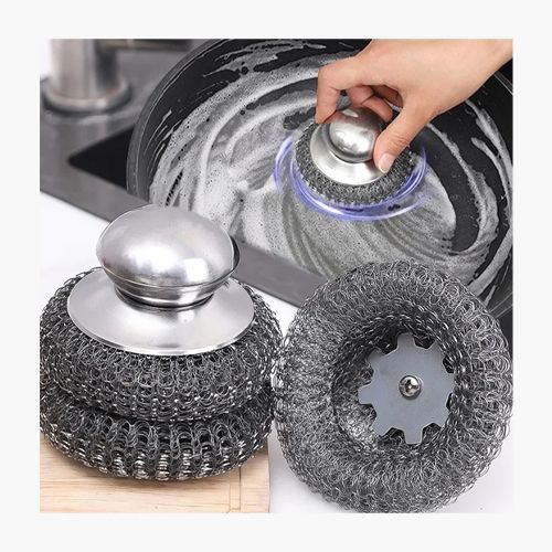 Metal Scrubber with SS Handle