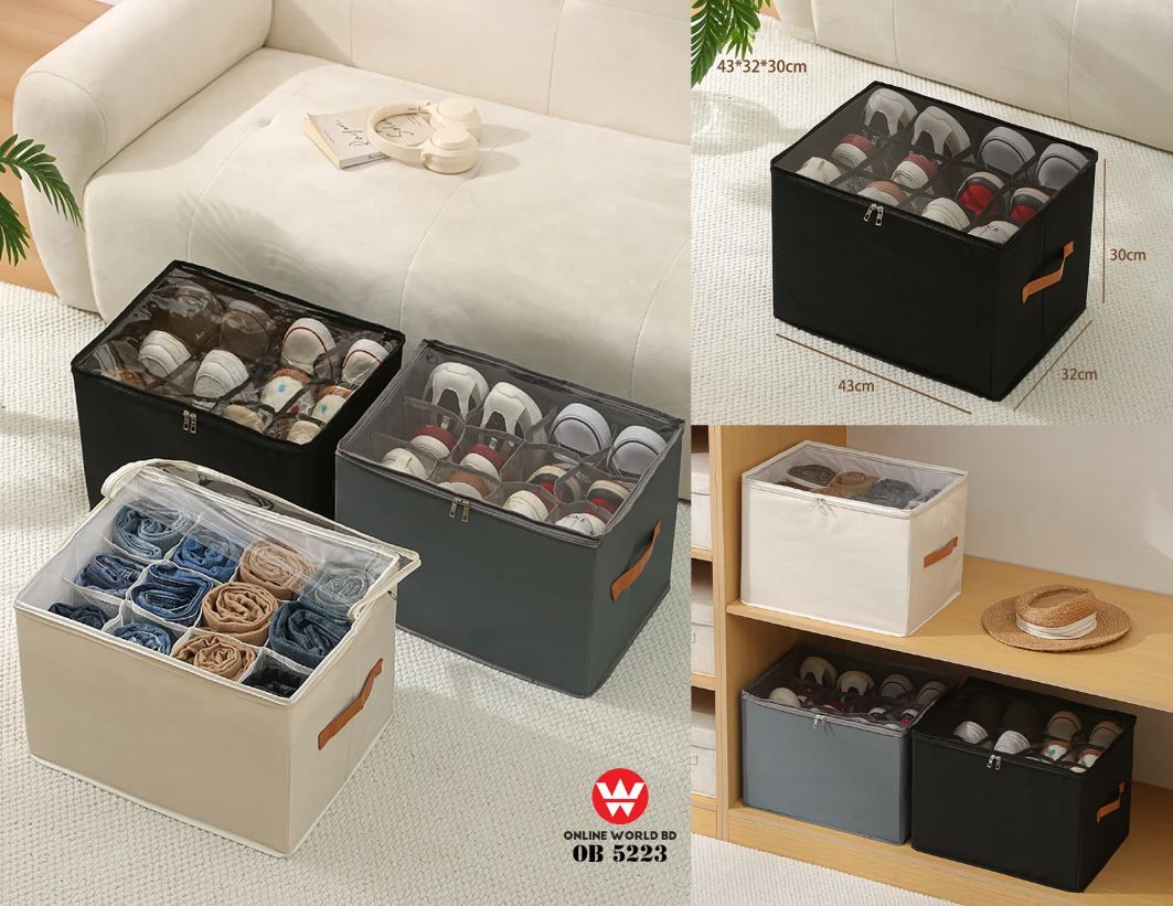 Shoe box with lid