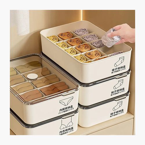 Closet Organizer With Lid 15 Slot