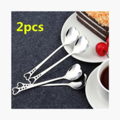 Heart Shape Stainless Steel Spoon