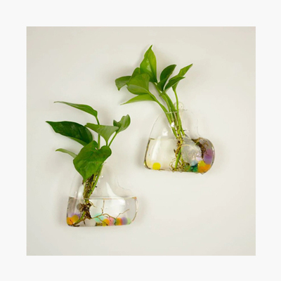 HANGING GLASS VASE