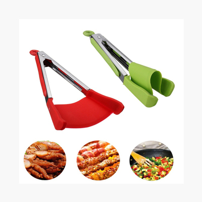 2 IN 1 KITCHEN SPATULA/TONG