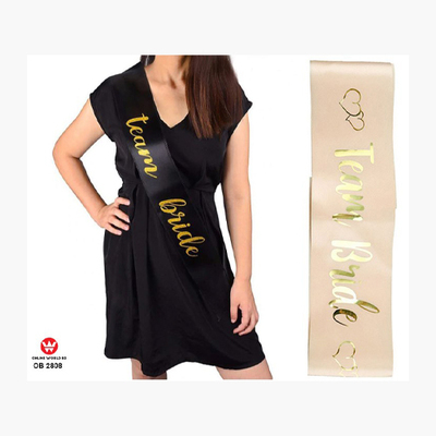 TEAM BRIDE SASH