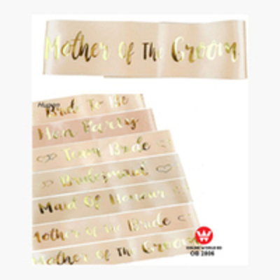 WEDDING SASH SET