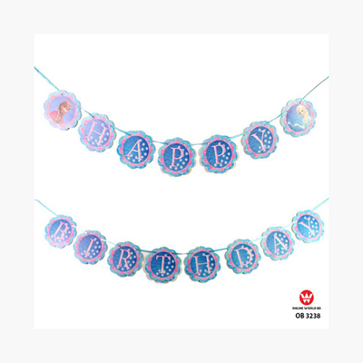 FROZEN BIRTHDAY BANNER
