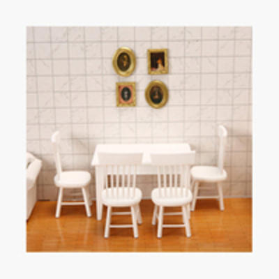 MINIATURE TABLE & CHAIR SET