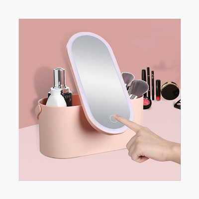 Makeup Organizer with Mirror & LED